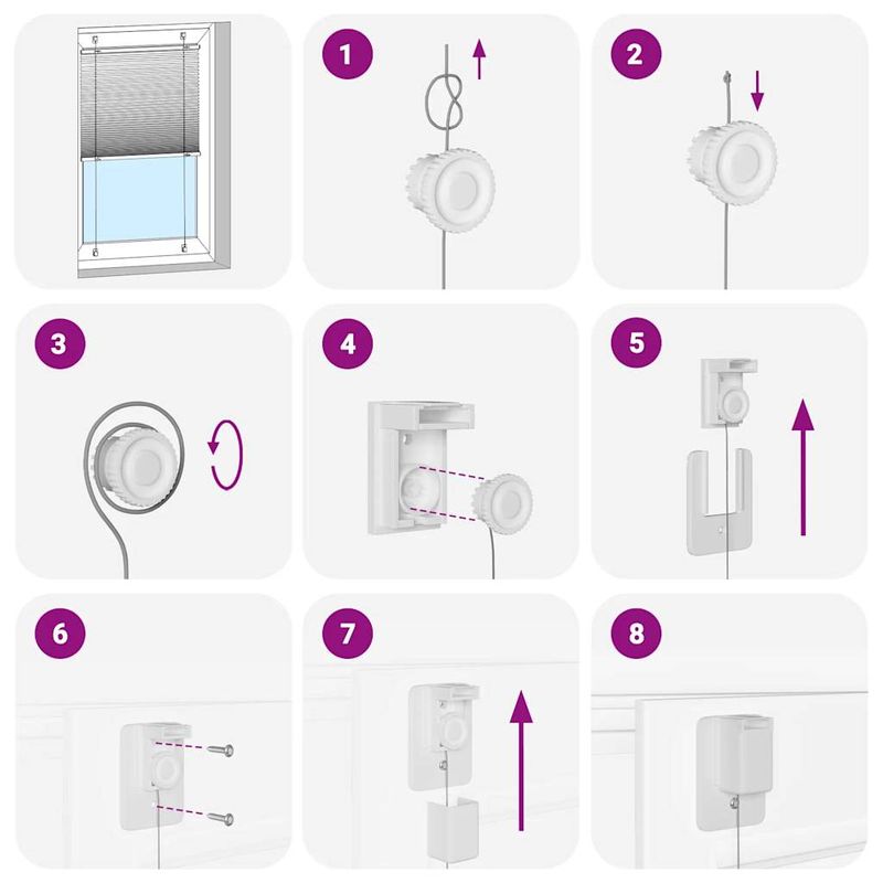 Casa si Gradina - Textile si covoare - Rulouri si jaluzele - Jaluza plisata gri deschis 90x150cm Latime tesatura 89,4 cm - Infinity.ro