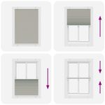 Casa si Gradina - Textile si covoare - Rulouri si jaluzele - Jaluza plisata gri deschis 90x150cm Latime tesatura 89,4 cm - Infinity.ro