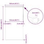 Casa si Gradina - Textile si covoare - Rulouri si jaluzele - Jaluza cu role de dus cu caseta 120x240cm latime material 116cm, ornament - Infinity.ro
