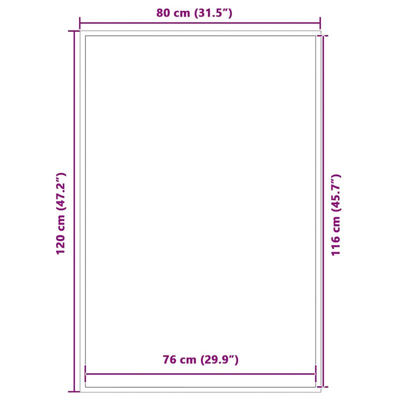 Casa si Gradina - Textile si covoare - Covoare - Covoare casa - Covoras de usa, gri, 80x120 cm - Infinity.ro