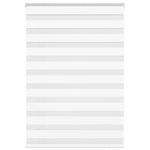 Casa si Gradina - Textile si covoare - Rulouri si jaluzele - Jaluzea tip zebra alb latime tesatura 95,9 cm poliester, mărime 100x100 cm - Infinity.ro