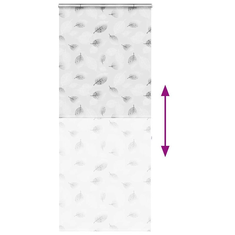 Casa si Gradina - Textile si covoare - Rulouri si jaluzele - Jaluza cu role de dus cu caseta 110x240cm latime material 106cm, frunze - Infinity.ro