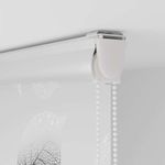 Casa si Gradina - Textile si covoare - Rulouri si jaluzele - Jaluza cu role de dus cu caseta 110x240cm latime material 106cm, frunze - Infinity.ro