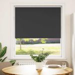 Casa si Gradina - Textile si covoare - Rulouri si jaluzele - Jaluza cu role opace negru 100x130 cm latime tesatura 95,7 cm - Infinity.ro