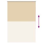 Casa si Gradina - Textile si covoare - Rulouri si jaluzele - Jaluza cu role opace bej 100x150 cm latime material 95,7 cm - Infinity.ro