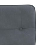 Casa si Gradina - Mobilier - Scaune si fotolii - Scaune - Scaune de bucatarie, 6 buc., gri inchis, catifea - Infinity.ro