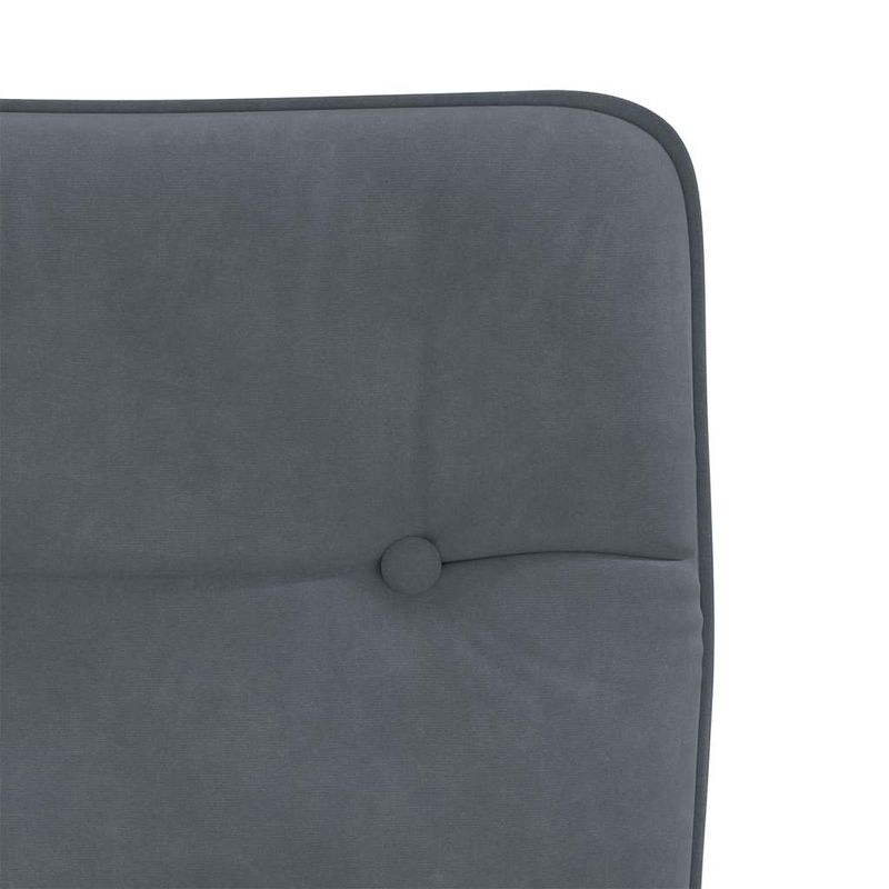 Casa si Gradina - Mobilier - Scaune si fotolii - Scaune - Scaune de bucatarie, 6 buc., gri inchis, catifea - Infinity.ro