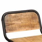 Casa si Gradina - Mobilier - Scaune si fotolii - Scaune - Scaune de bar 4 buc 46x35,5x80 cm Lemn masiv Mango brut - Infinity.ro