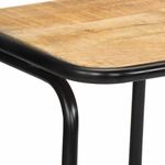 Casa si Gradina - Mobilier - Scaune si fotolii - Scaune - Scaune de bar 4 buc 46x35,5x80 cm Lemn masiv Mango brut - Infinity.ro