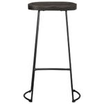 Casa si Gradina - Mobilier - Scaune si fotolii - Scaune - Scaune de bar 2 buc Negru 45x40x78 cm lemn masiv de mango - Infinity.ro