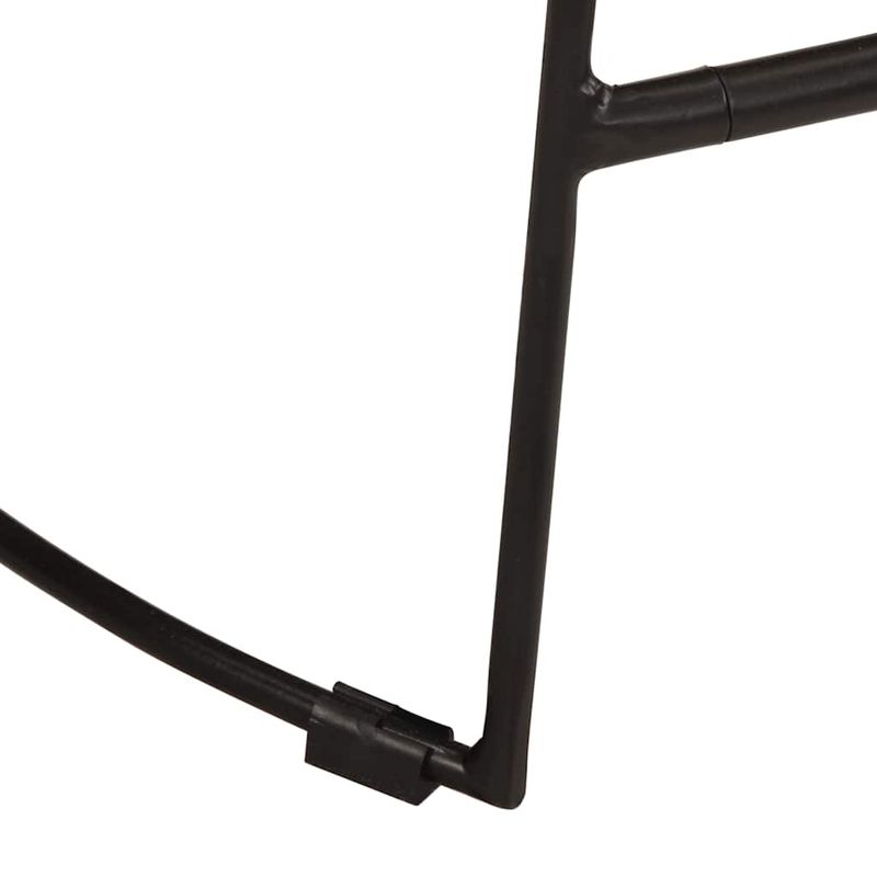 Casa si Gradina - Mobilier - Scaune si fotolii - Scaune - Scaune de bar 2 buc Negru 45x40x78 cm lemn masiv de mango - Infinity.ro