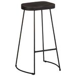 Casa si Gradina - Mobilier - Scaune si fotolii - Scaune - Scaune de bar 2 buc Negru 45x40x78 cm lemn masiv de mango - Infinity.ro