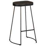 Casa si Gradina - Mobilier - Scaune si fotolii - Scaune - Scaune de bar 2 buc Negru 45x40x78 cm lemn masiv de mango - Infinity.ro