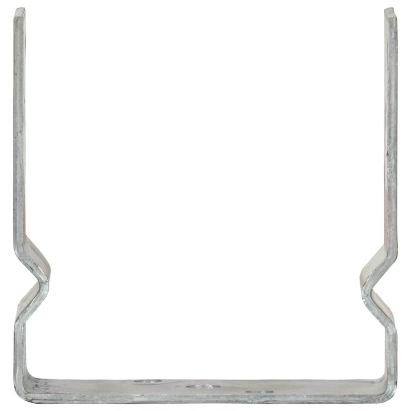 Casa si Gradina - Gradinarit si plante - Unelte gradinarit - Accesorii pentru unelte gradinarit - Ancore de gard, 12 buc., argintiu, 14x6x15 cm, otel galvanizat - Infinity.ro