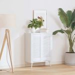 Casa si Gradina - Mobilier - Dulapuri si sifoniere - Dulapuri - Usi de dulap design cu lavra 2 buc Alb 69x29,5 cm - Infinity.ro
