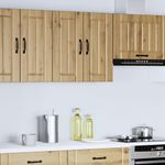 Casa si Gradina - Mobilier - Comode si corpuri - Corpuri bucatarie - Dulap de bucatarie „Lucca” din lemn de stejar artificial - Infinity.ro