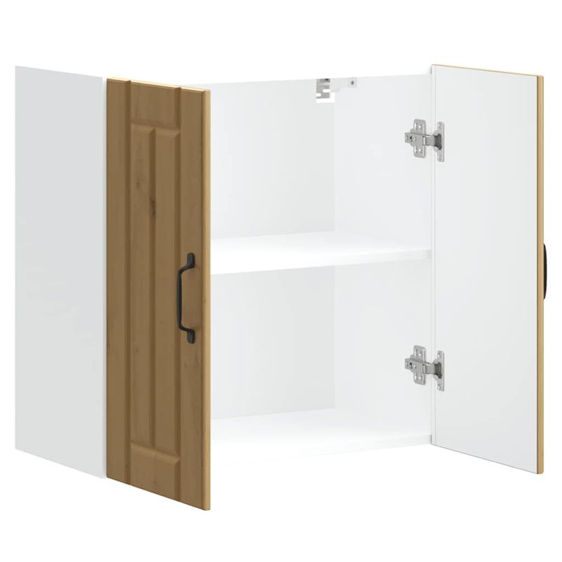 Casa si Gradina - Mobilier - Comode si corpuri - Corpuri bucatarie - Dulap de bucatarie „Lucca” din lemn de stejar artificial - Infinity.ro