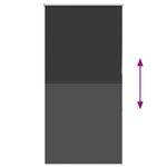 Casa si Gradina - Textile si covoare - Rulouri si jaluzele - Jaluza cu role opace negru 75x150 cm latime material 70,7 cm - Infinity.ro