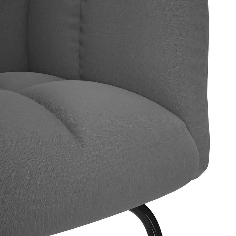 Casa si Gradina - Gradina si terasa - Balansoare si hamace - Balansoare - Scaun balansoar, gri inchis, material textil - Infinity.ro