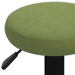 Casa si Gradina - Mobilier - Scaune si fotolii - Scaune - Scaune de bar, 2 buc., verde deschis, catifea - Infinity.ro