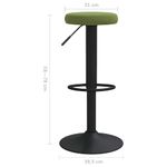 Casa si Gradina - Mobilier - Scaune si fotolii - Scaune - Scaune de bar, 2 buc., verde deschis, catifea - Infinity.ro