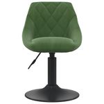 Casa si Gradina - Mobilier - Scaune si fotolii - Scaune - Scaun de bar, verde inchis, catifea - Infinity.ro