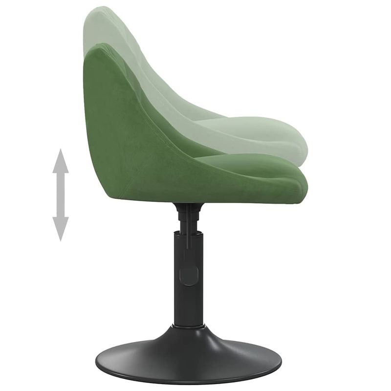 Casa si Gradina - Mobilier - Scaune si fotolii - Scaune - Scaun de bar, verde inchis, catifea - Infinity.ro