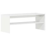 Casa si Gradina - Mobilier - Comode si corpuri - Comode - Comoda TV, alb lucios, 100 x 40 x 40 cm, PAL - Infinity.ro