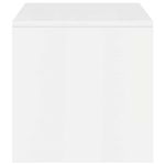 Casa si Gradina - Mobilier - Comode si corpuri - Comode - Comoda TV, alb lucios, 100 x 40 x 40 cm, PAL - Infinity.ro