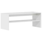 Casa si Gradina - Mobilier - Comode si corpuri - Comode - Comoda TV, alb lucios, 100 x 40 x 40 cm, PAL - Infinity.ro