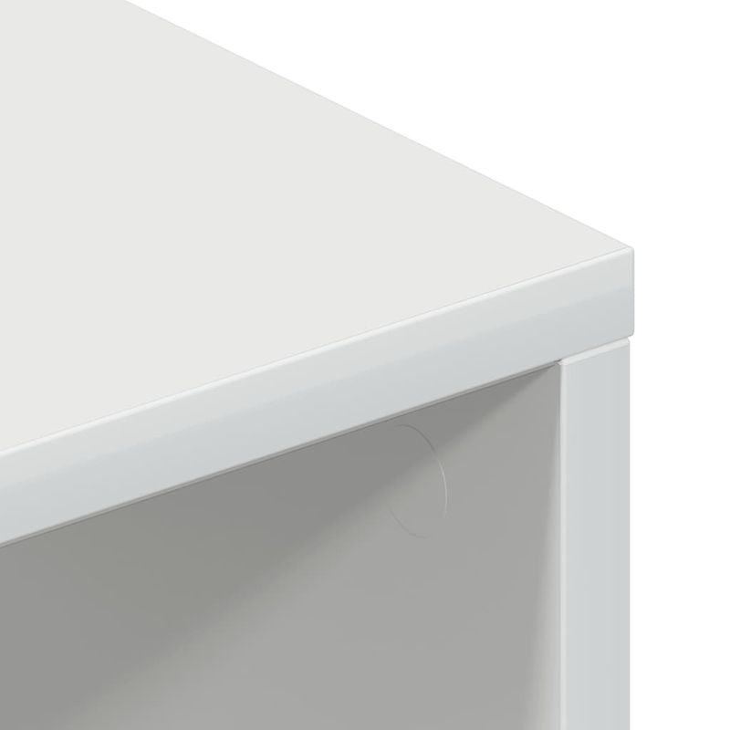 Casa si Gradina - Mobilier - Comode si corpuri - Comode - Comoda TV, alb lucios, 100 x 40 x 40 cm, PAL - Infinity.ro
