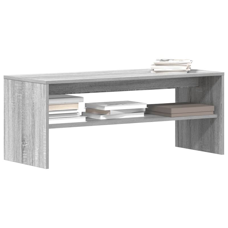 Casa si Gradina - Mobilier - Comode si corpuri - Comode - Comoda TV, gri sonoma, 100x40x40 cm, lemn compozit - Infinity.ro