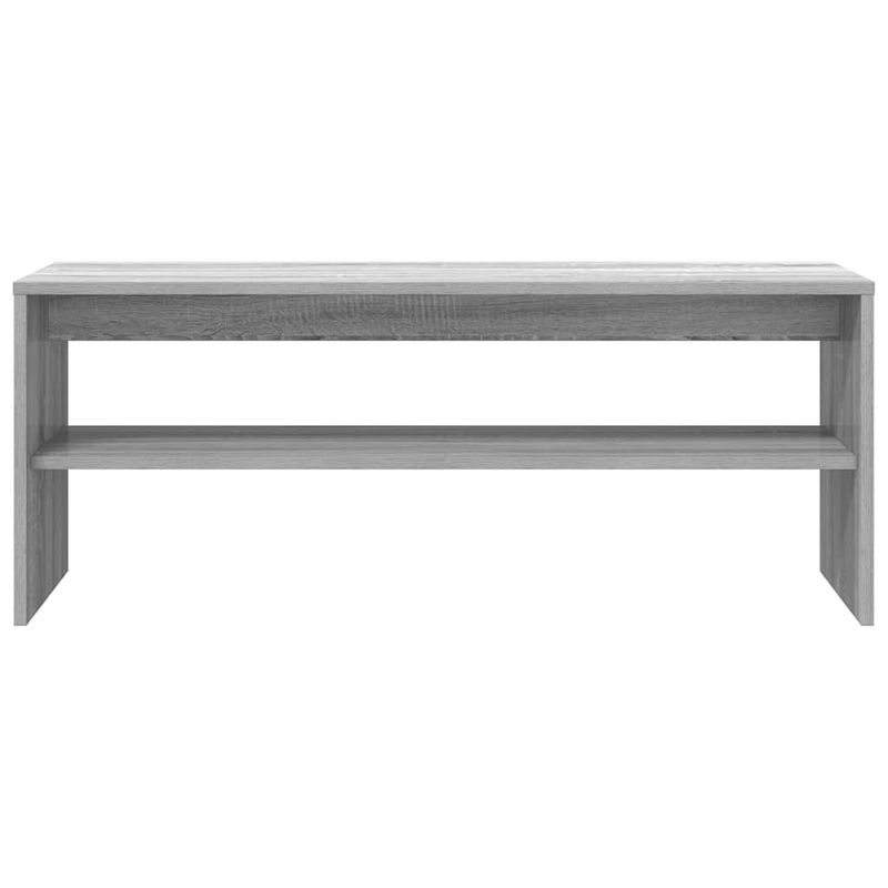 Casa si Gradina - Mobilier - Comode si corpuri - Comode - Comoda TV, gri sonoma, 100x40x40 cm, lemn compozit - Infinity.ro