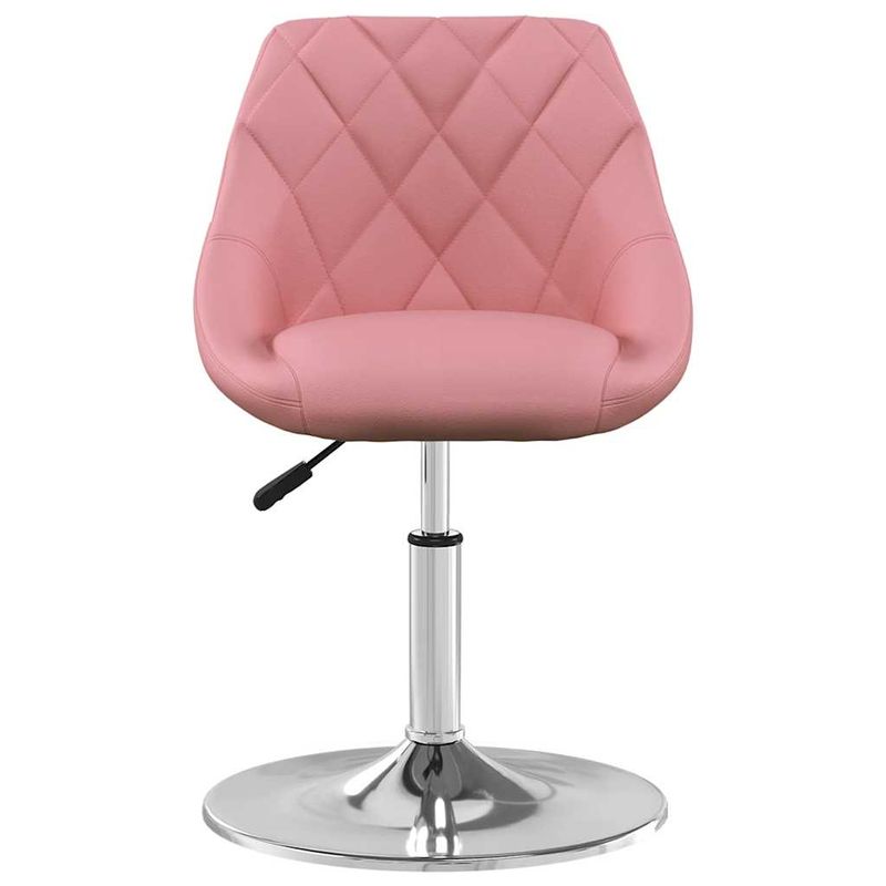 Casa si Gradina - Mobilier - Scaune si fotolii - Scaune - Scaune de bucatarie pivotante, 2 buc., roz, catifea - Infinity.ro