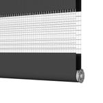 Casa si Gradina - Textile si covoare - Rulouri si jaluzele - Jaluzea tip zebra neagra latime tesatura 145,9 cm poliester, mărime 150x200 cm - Infinity.ro