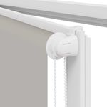 Casa si Gradina - Textile si covoare - Rulouri si jaluzele - Jaluza cu rola de dus 130x240 cm latime material 126 cm, gri deschis - Infinity.ro