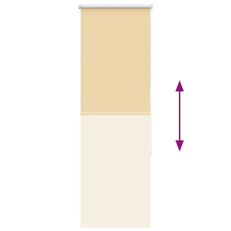Casa si Gradina - Textile si covoare - Rulouri si jaluzele - Jaluza cu role opace bej 60x130 cm latime material 55,7 cm - Infinity.ro