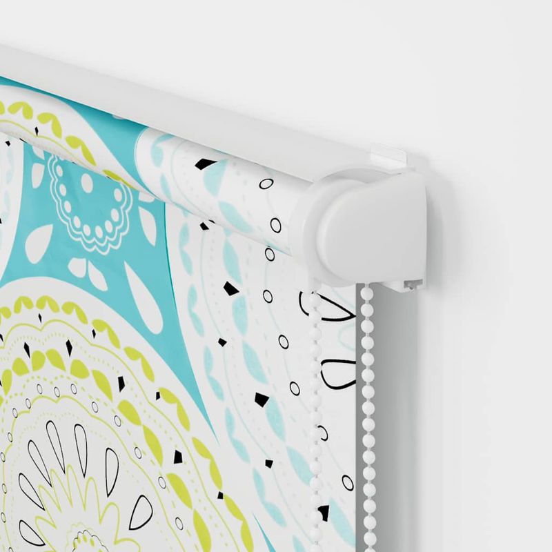 Casa si Gradina - Textile si covoare - Rulouri si jaluzele - Jaluza cu role de dus cu caseta 100x240 cm latime material 96cm, ornament - Infinity.ro