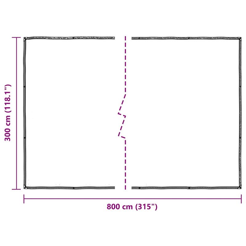 Casa si Gradina - Gradinarit si plante - Plante si ghivece - Accesorii ghivece si jardiniere - Capac pentru plante cu ochiuri 3x8 m polietilena - Infinity.ro