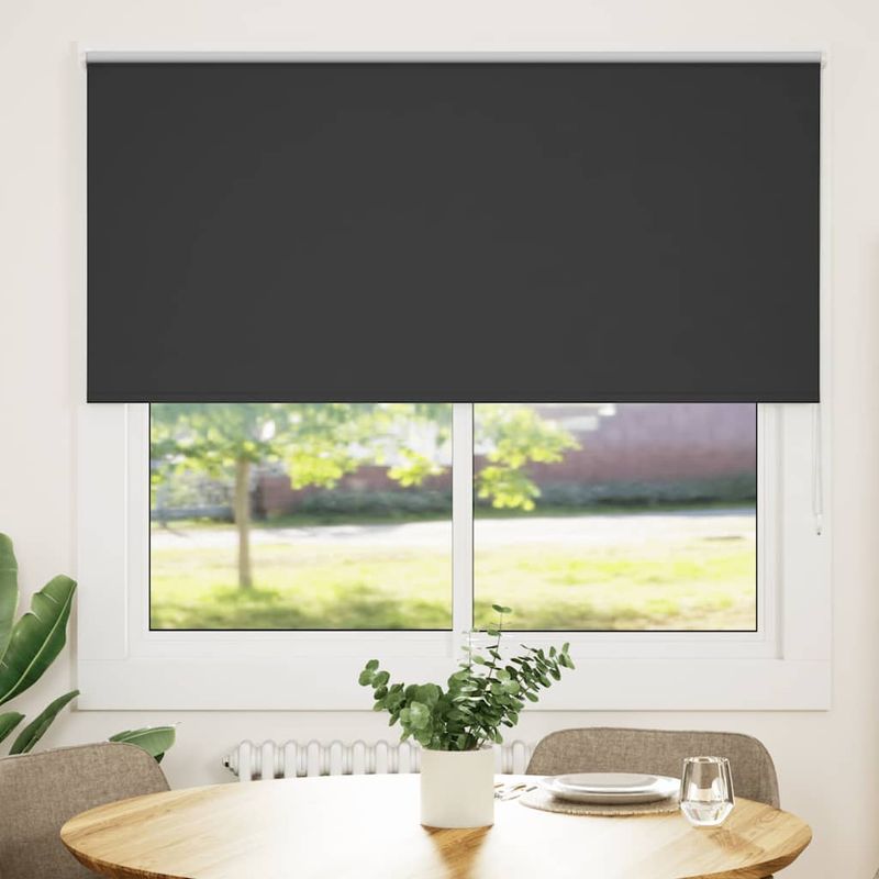 Casa si Gradina - Textile si covoare - Rulouri si jaluzele - Jaluza cu role opace negru 145x150 cm latime material 141,6 cm - Infinity.ro