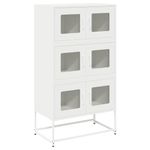 Casa si Gradina - Mobilier - Comode si corpuri - Corpuri bucatarie - Dulap inalt, alb, 68x39x123 cm, otel - Infinity.ro