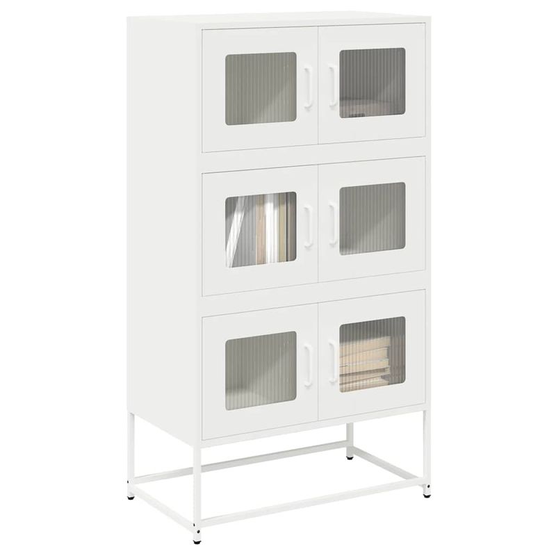 Casa si Gradina - Mobilier - Comode si corpuri - Corpuri bucatarie - Dulap inalt, alb, 68x39x123 cm, otel - Infinity.ro