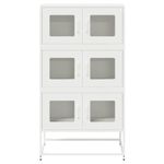 Casa si Gradina - Mobilier - Comode si corpuri - Corpuri bucatarie - Dulap inalt, alb, 68x39x123 cm, otel - Infinity.ro