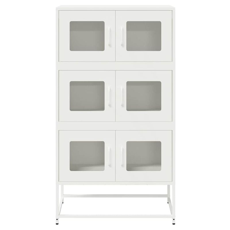 Casa si Gradina - Mobilier - Comode si corpuri - Corpuri bucatarie - Dulap inalt, alb, 68x39x123 cm, otel - Infinity.ro