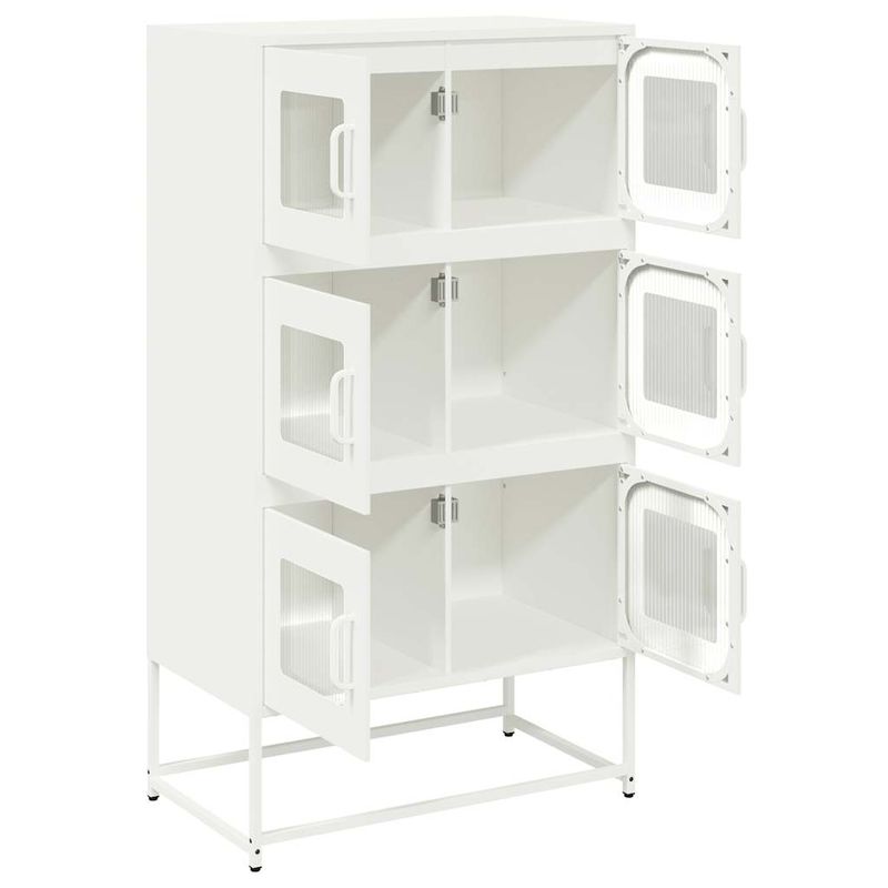 Casa si Gradina - Mobilier - Comode si corpuri - Corpuri bucatarie - Dulap inalt, alb, 68x39x123 cm, otel - Infinity.ro