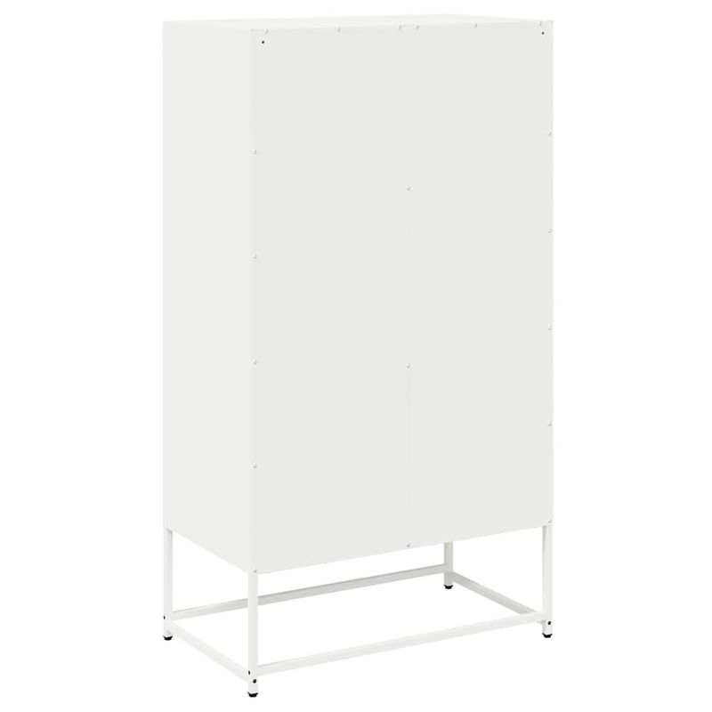Casa si Gradina - Mobilier - Comode si corpuri - Corpuri bucatarie - Dulap inalt, alb, 68x39x123 cm, otel - Infinity.ro