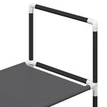 Casa si Gradina - Mobilier - Organizare si depozitare - Organizator incaltaminte - Suport pantofi 5 niveluri, negru, 44x28x94 cm, tesatura netesa - Infinity.ro