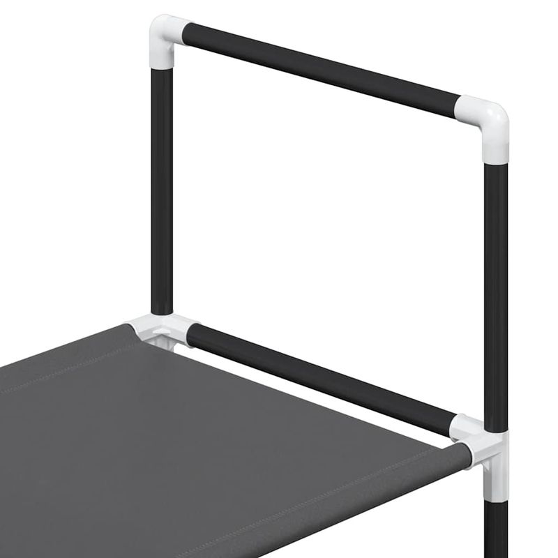 Casa si Gradina - Mobilier - Organizare si depozitare - Organizator incaltaminte - Suport pantofi 5 niveluri, negru, 44x28x94 cm, tesatura netesa - Infinity.ro