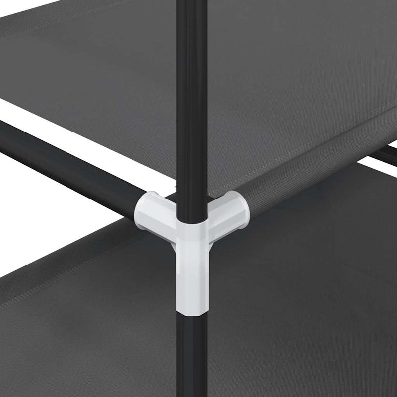 Casa si Gradina - Mobilier - Organizare si depozitare - Organizator incaltaminte - Suport pantofi 5 niveluri, negru, 44x28x94 cm, tesatura netesa - Infinity.ro