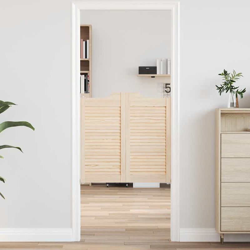 Casa si Gradina - Constructii - Usi interior, exterior si garaj - Usi garaj - Usi batante cu jaluzele design 1 pereche lemn masiv de pin - Infinity.ro